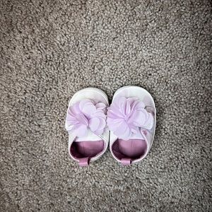 Purple Carter’s Newborn Shoes